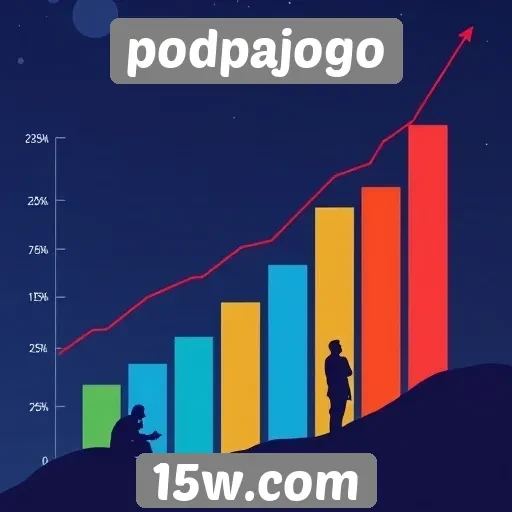 Crescimento do número de acessos ao podpajogo nos últimos meses